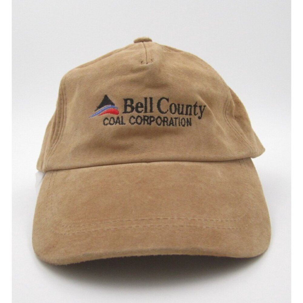 Bell County Coal Corporation Genuine Leather Embroidered Adjustable Hat (A)